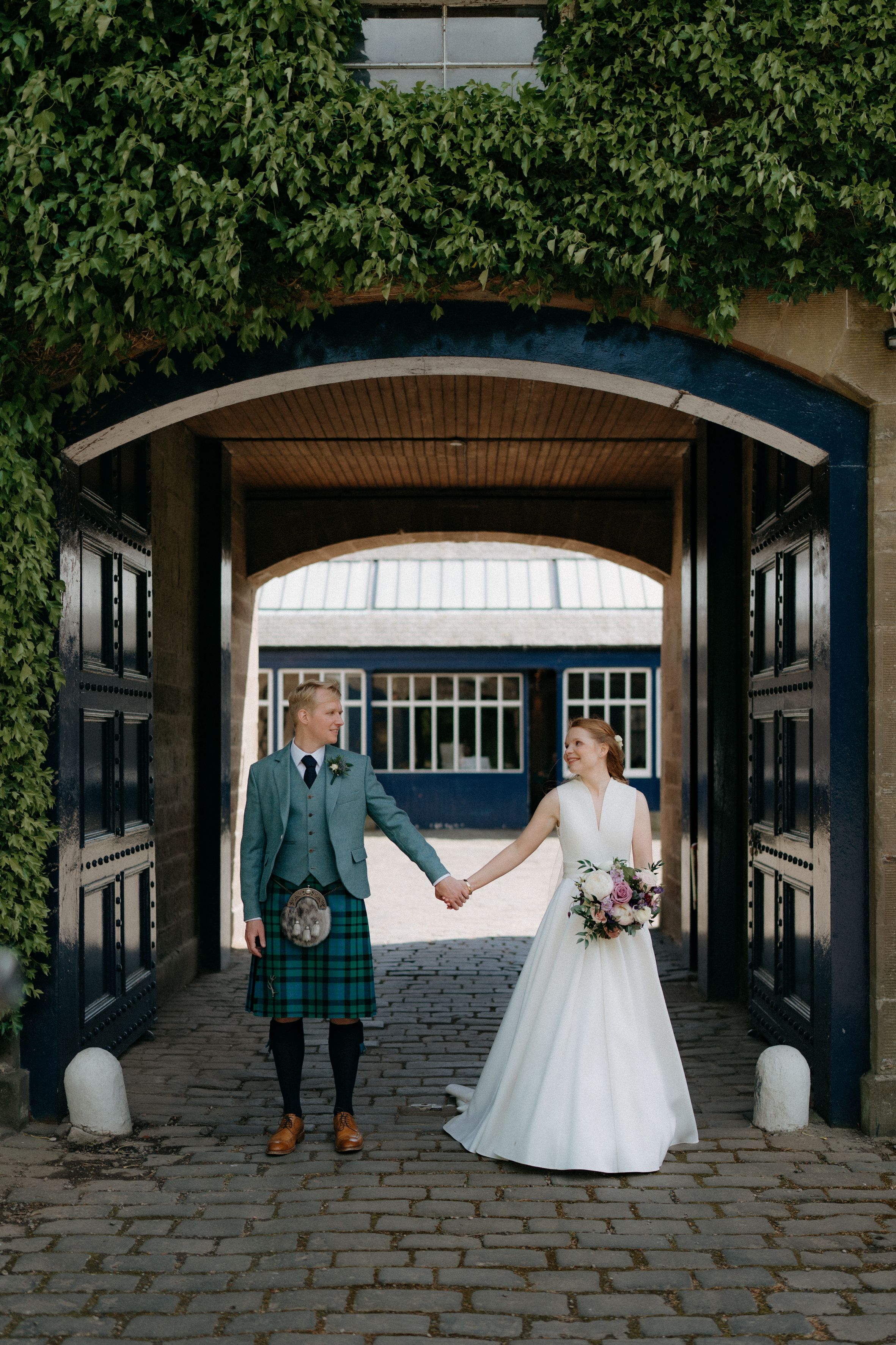 Caroline and Alasdair Errol Park Wedding Photographer
