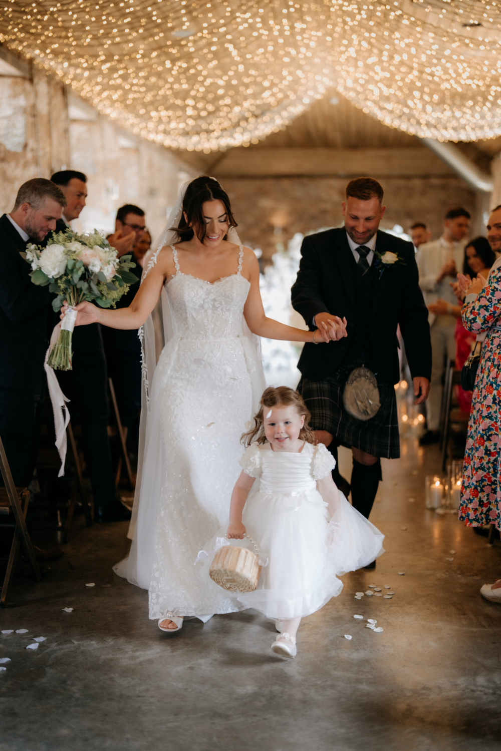Kirsty and Jamie Falside Mill Wedding Photographer