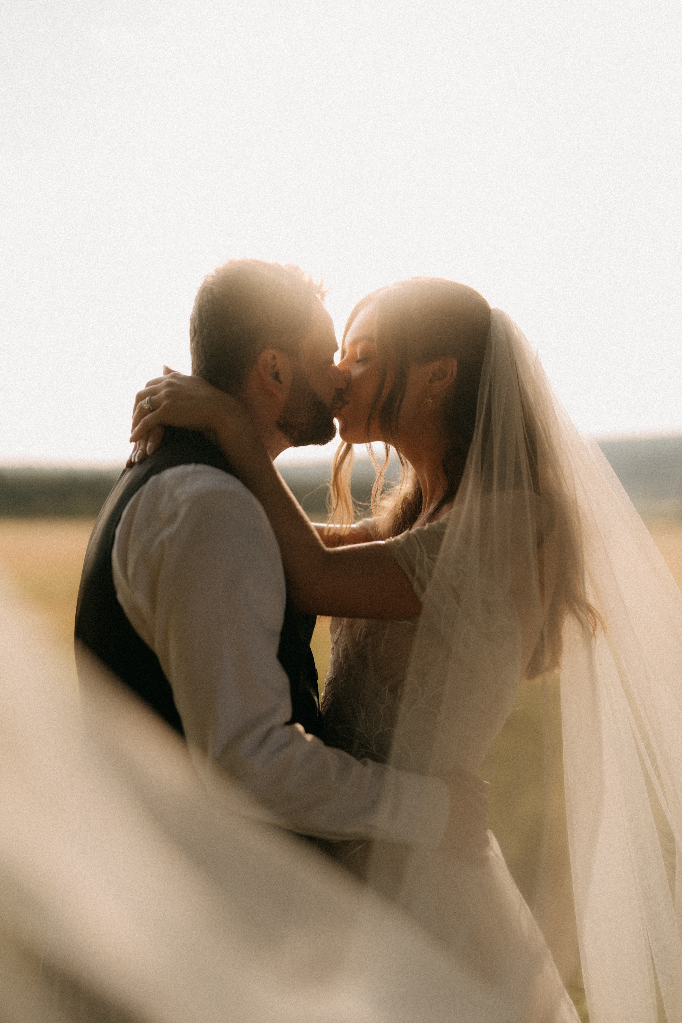 Sarah and Jonny Rossie on the Earn Wedding Photographer