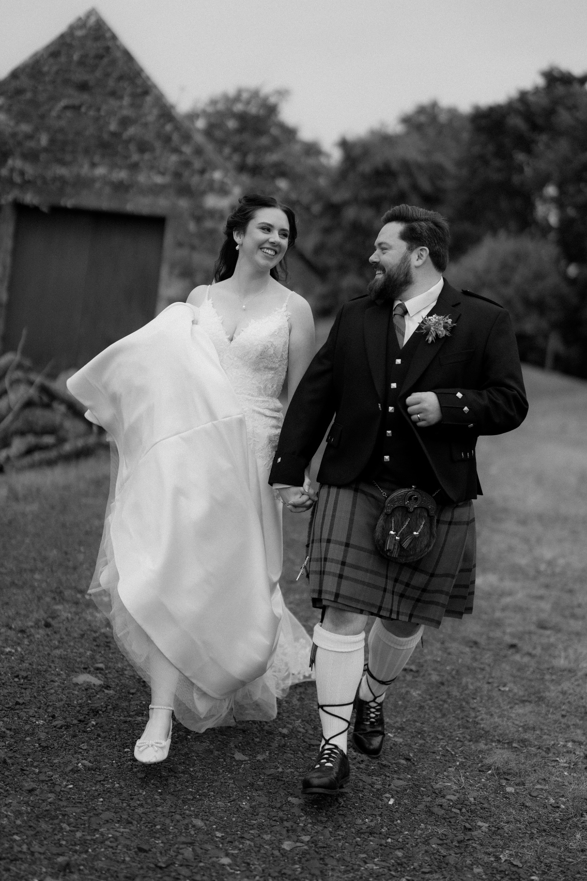 Alana and Stewart Pratis Barns Wedding Photography