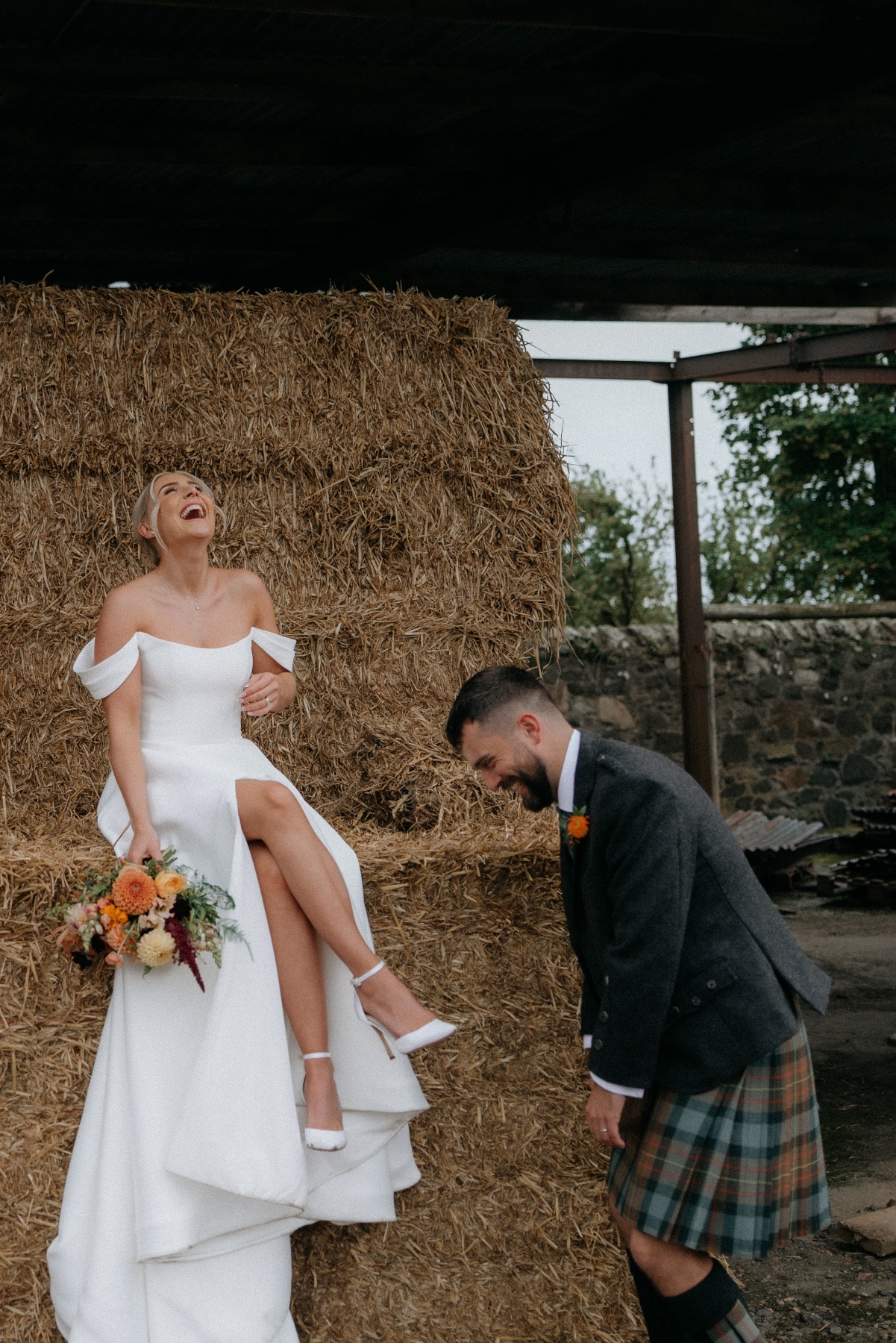 Kirsty and Gary The Rhynd Wedding Photographer