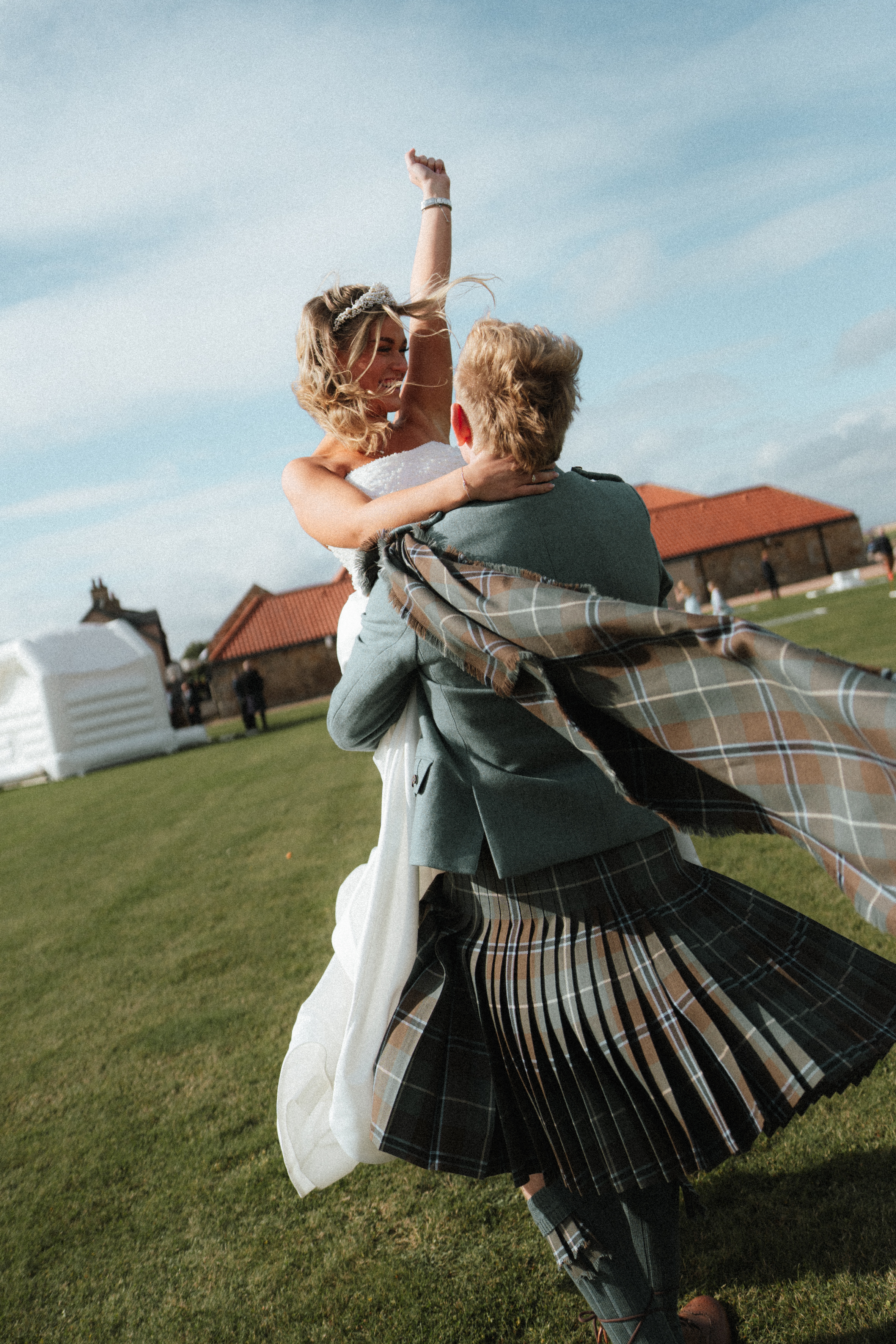 Aimee and Gregor Falside Mill Wedding